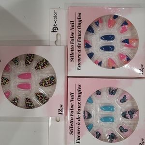 Lot of (3) Stilleto Nails